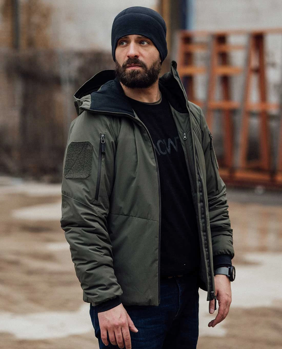 Merino Beanie Black Schwarz 8 Merino Beanie Black Schwarz – Bild 8