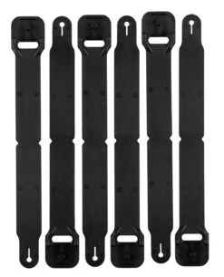 HSGI Clip Long Pack Of 6 Black Schwarz
