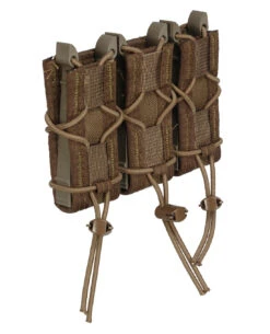 Triple Pistol TACO Molle Coyote Braun