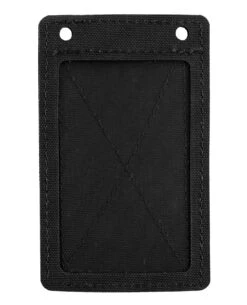 Dienstausweishalter Klettbar Schwarz