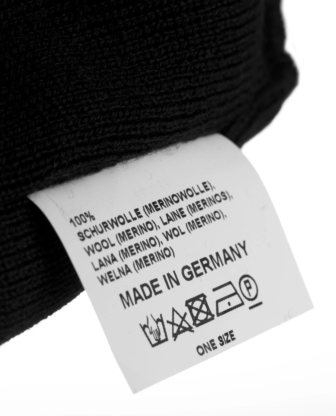 Classic Merino Beanie Grau 5 Classic Merino Beanie Grau – Bild 5