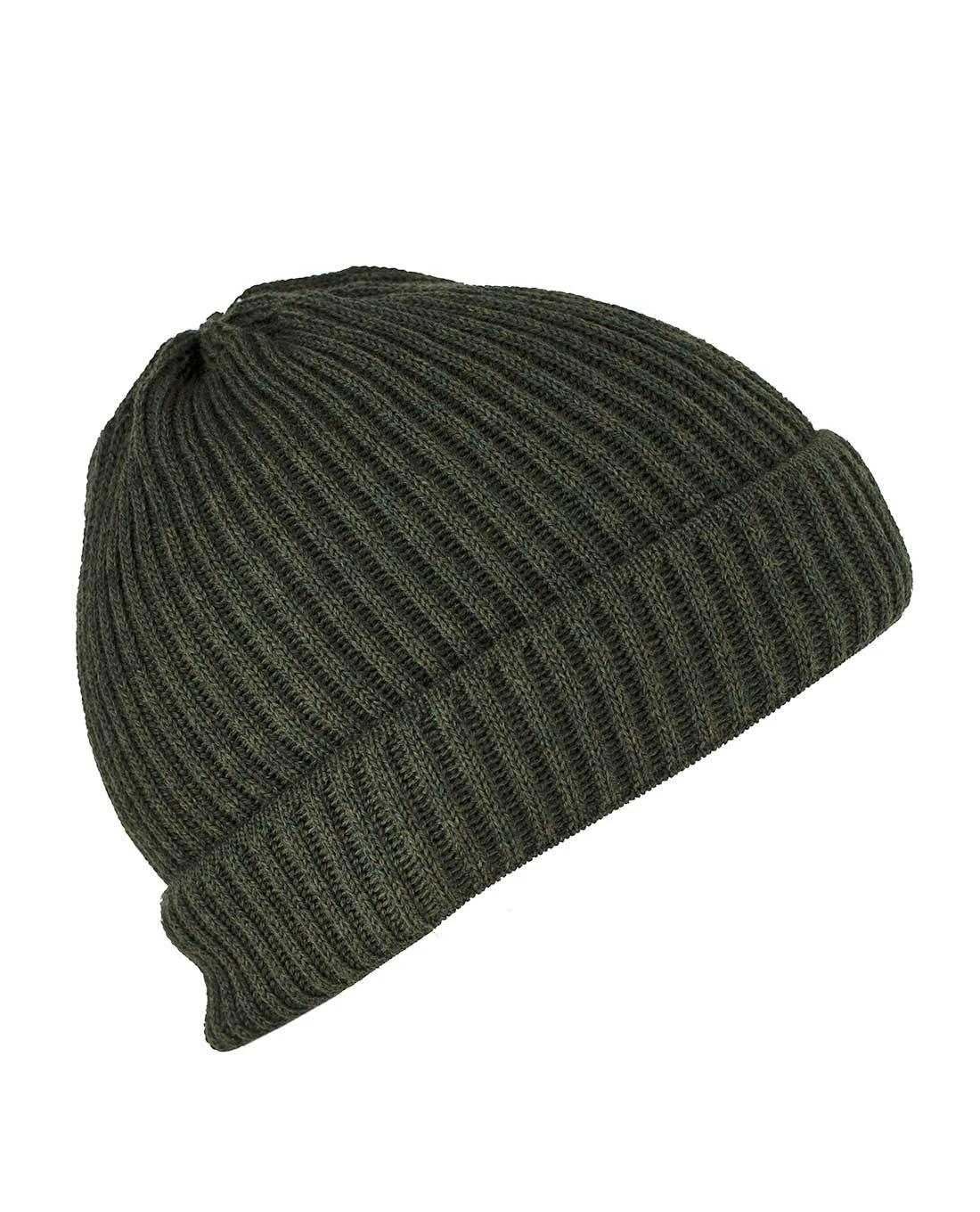 Classic Merino Beanie Oliv 2 Classic Merino Beanie Oliv – Bild 2