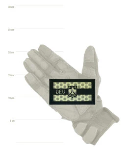 Deutschland Flagge Schwarz Nachleuchtend -Outdoor Ausrüstung Verkaufs-Shop tacwrk deutschland flagge schwarz nachleuchtend 0008 0096 3