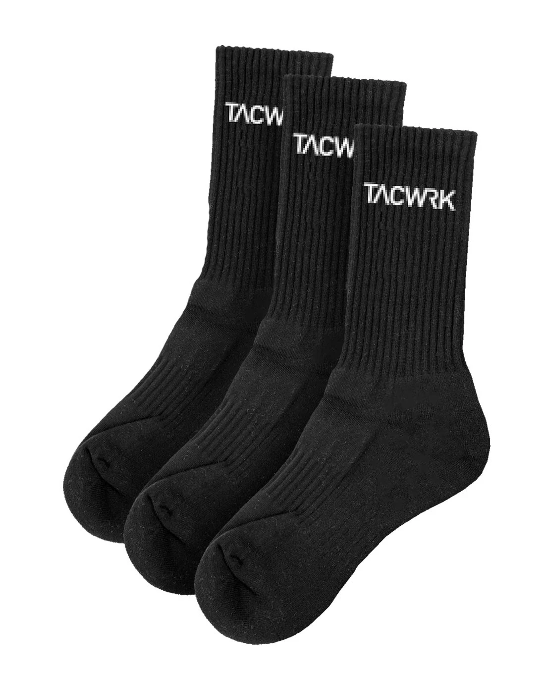 TACWRK Socken 3er Pack Schwarz 1 TACWRK Socken 3er Pack Schwarz