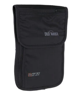 Tatonka Skin Neck Pouch RFID B Black Schwarz -Outdoor Ausrüstung Verkaufs-Shop tatonka skin neck pouch rfid b black schwarz 2959040 4